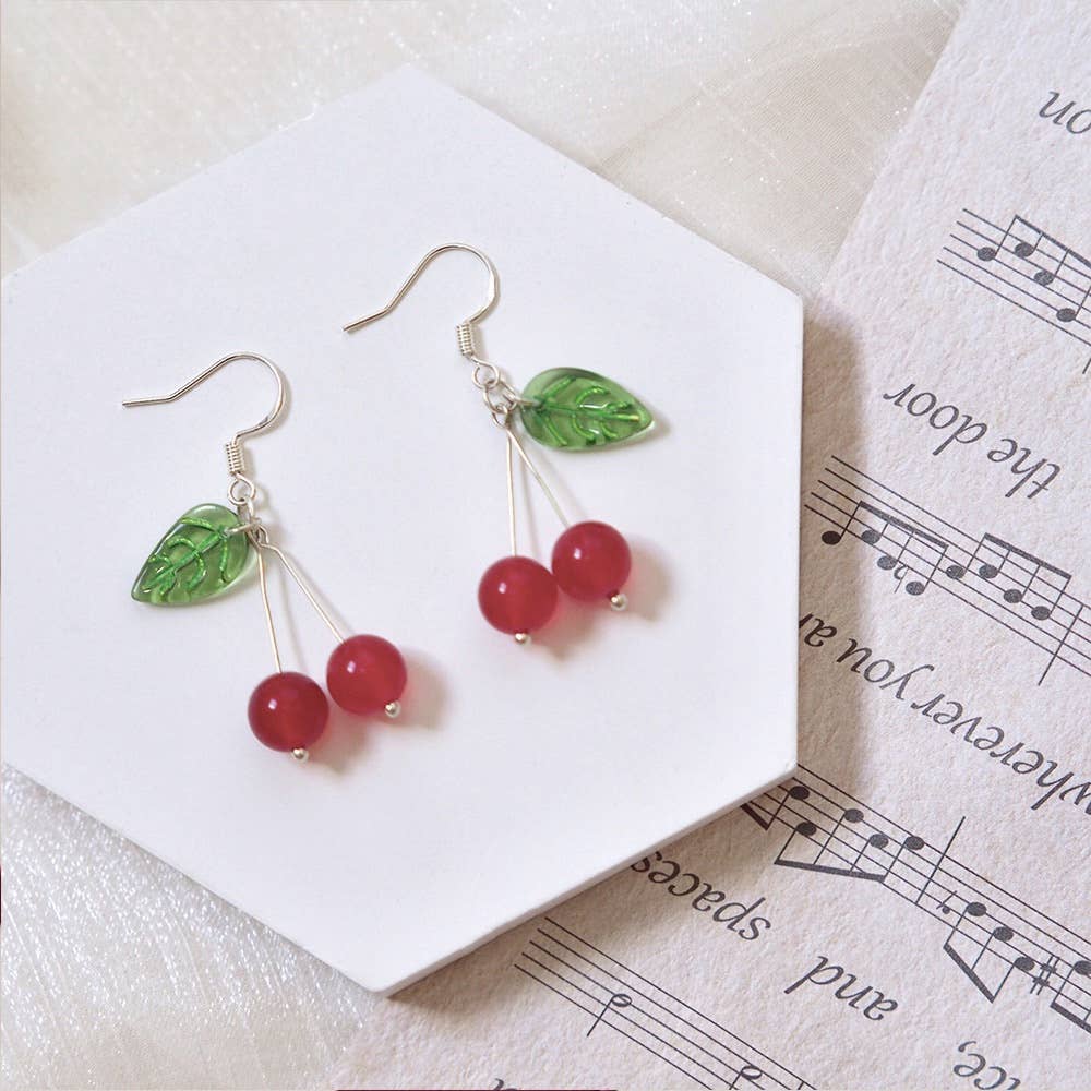 Cherry Dangle Earrings