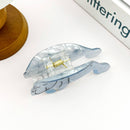 Sleepy Manatee Hair Claw Clip-5