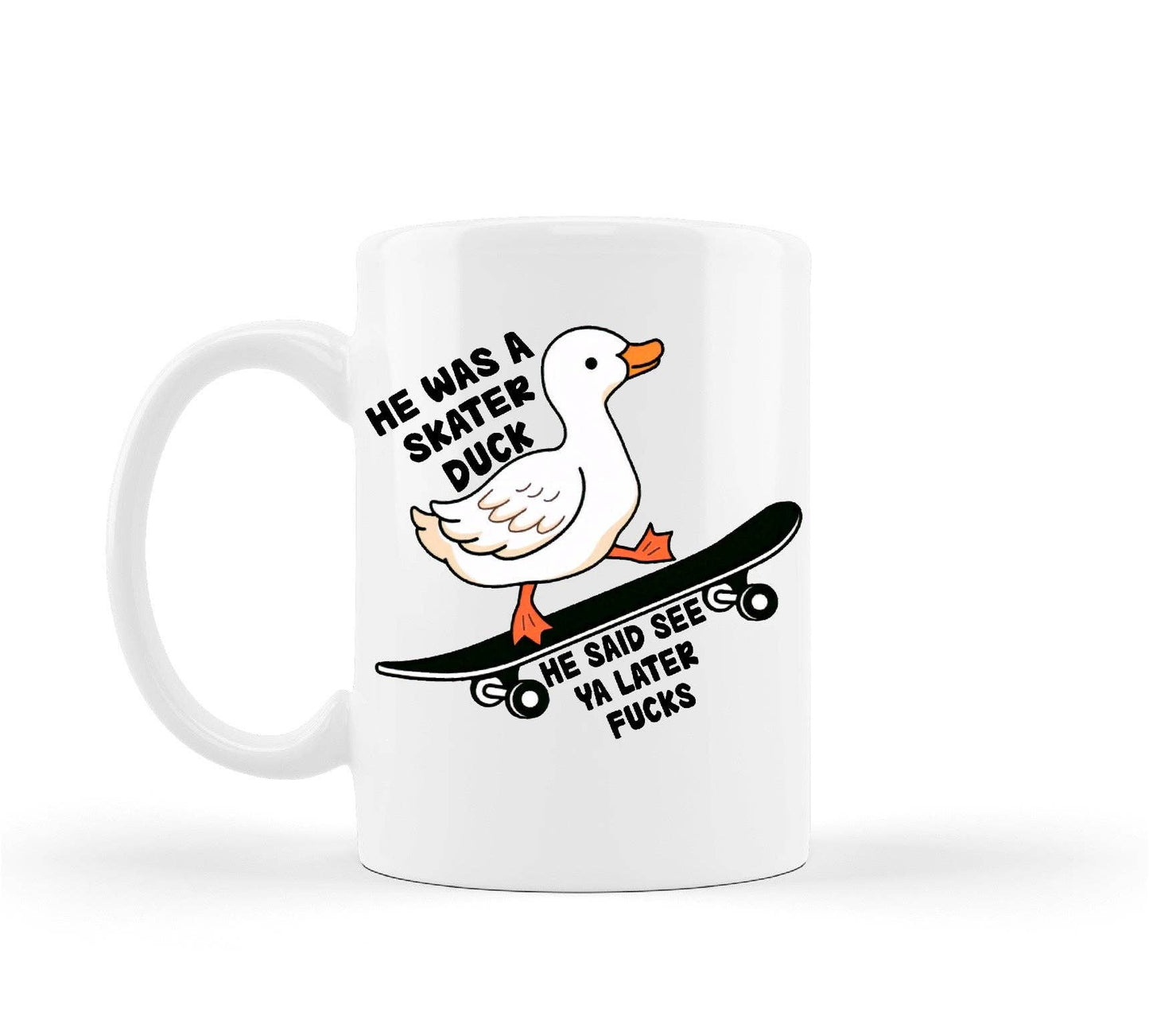 Skater Duck Mug