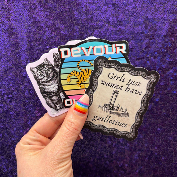 Devour the Oligarchy Sticker