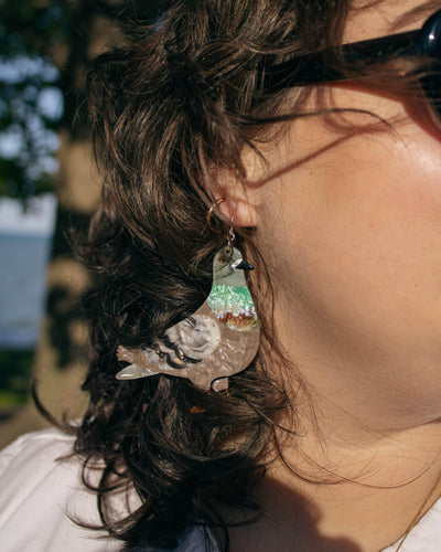 Pigeon Earrings - 0
