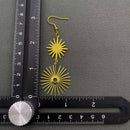 Sun Ray Dangle Earrings-3