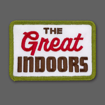 The Great Indoors Red/Olive/White Patch