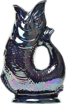 Cobalt Lustre XL Gluggle Jug-4