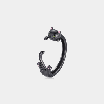 Cat Stacking Wrap Ring