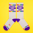 Proud Gay Dad Gym Crew Socks-5