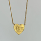 11:11 Heart Angel Number 14K Plated Necklace