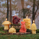 Squirrel Beeswax Candle-8