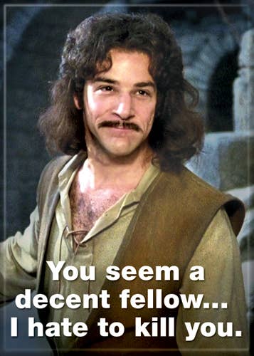 Princess Bride Decent Fellow Magnet