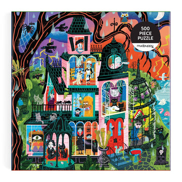 Monster Mansion 500 Piece Family Puzzle - 0