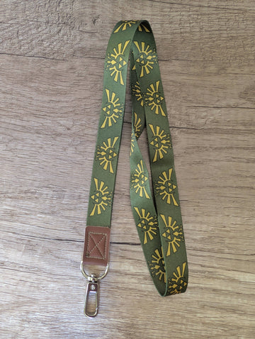 Legend Zelda Triforce Lanyard - 0