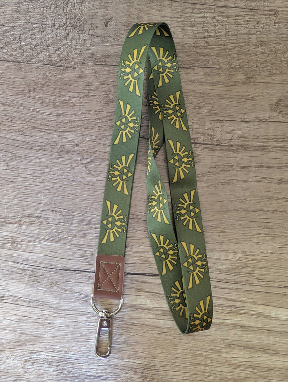 Legend Zelda Triforce Lanyard