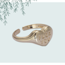 Dainty Heart FU Signet Ring-2