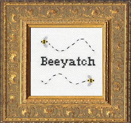 Beeyatch Cross Stitch Kit