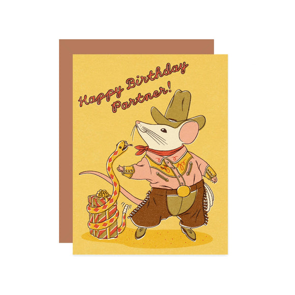 Happy Birthday Partner Card