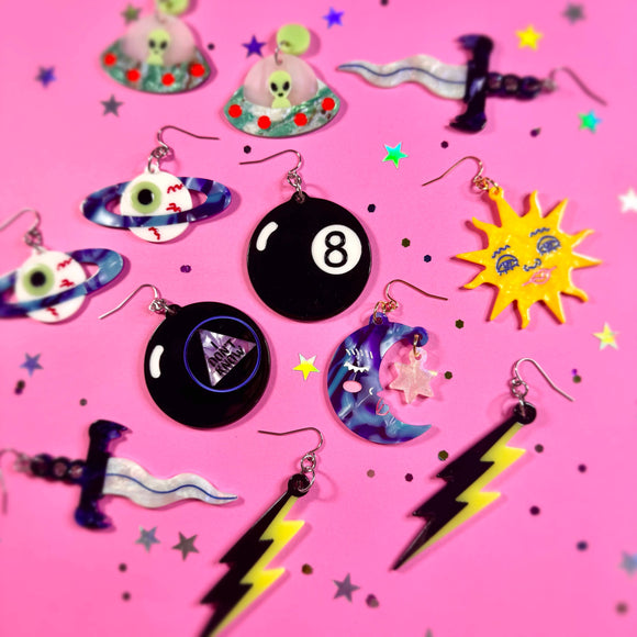 Astro Sun + Moon Earrings