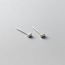 Tiny Cube Stud Earrings-5