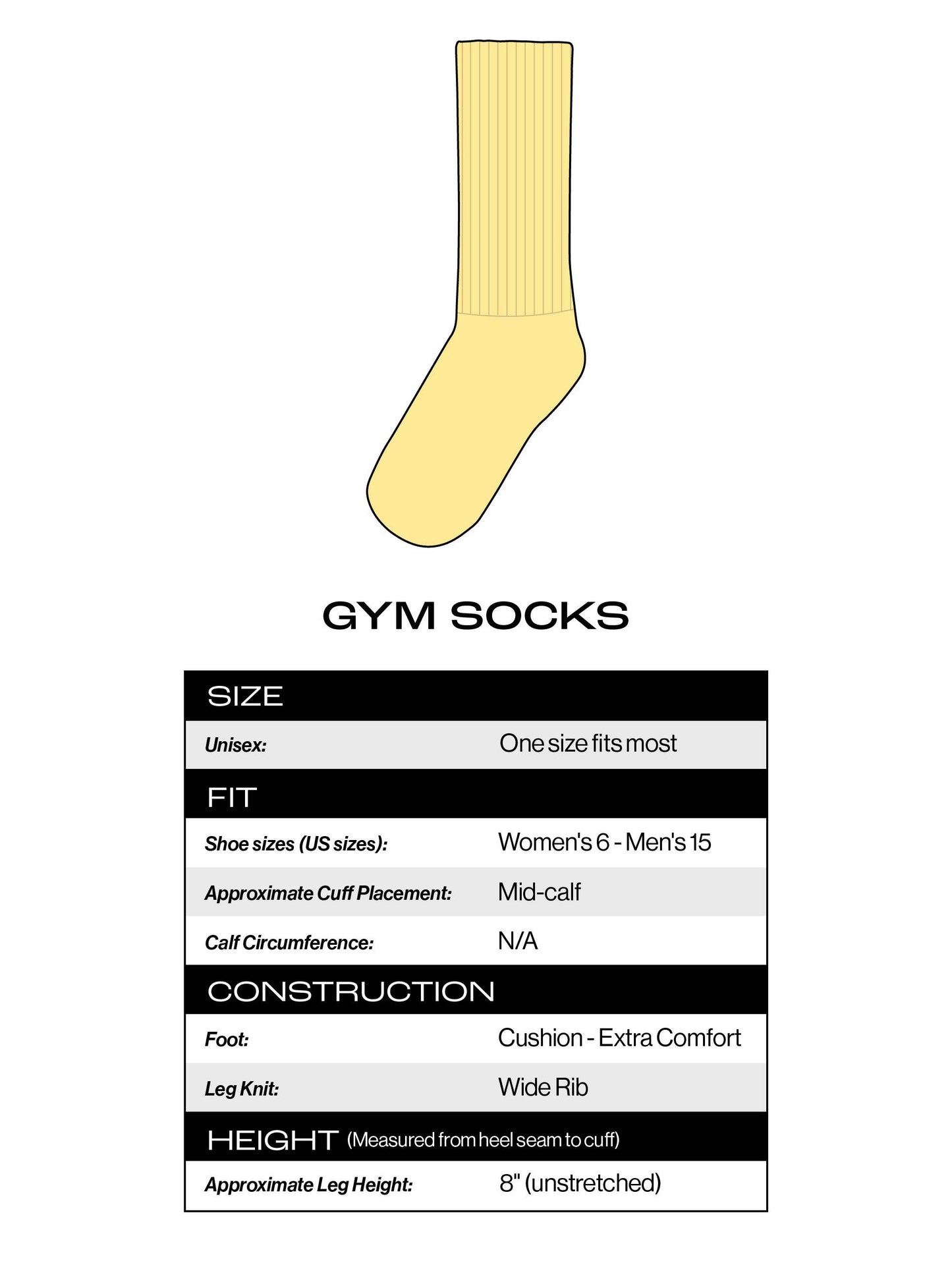 I <3 Pickles Gym Crew Socks