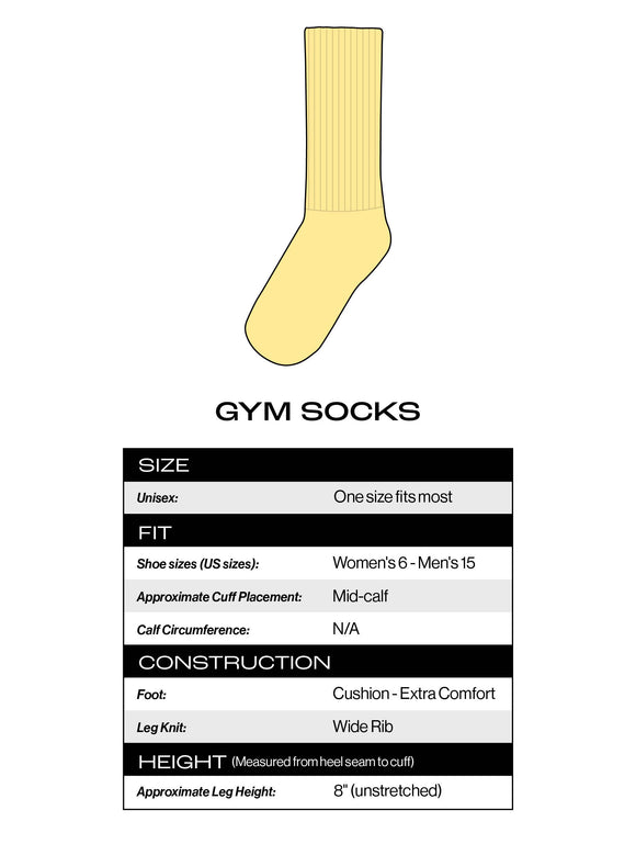 I <3 Naps Gym Crew Socks