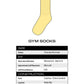 I Love Bagels Gym Crew Socks