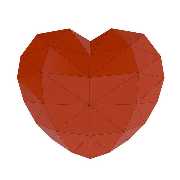 3D Big Heart PaperCraft Art Kit