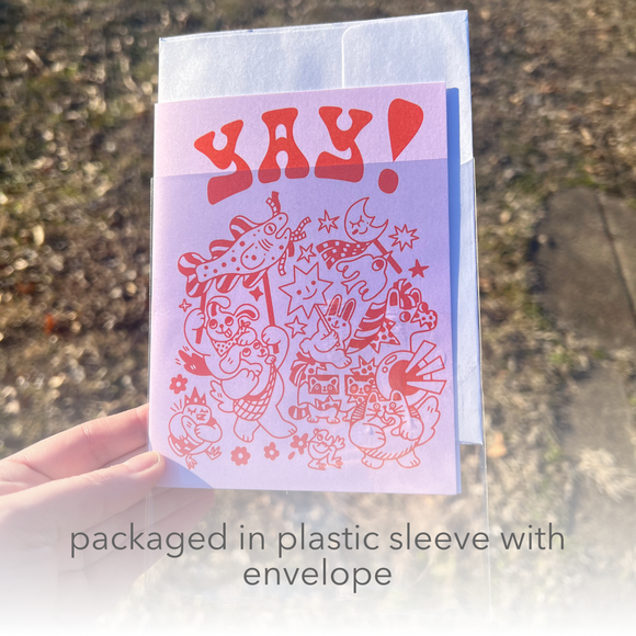 Yay! Animal Parade Card