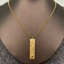 Rectangular Zodiac Necklace-3