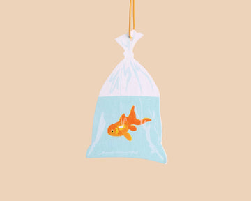 Goldfish in Bag Rain Scent Air Freshener