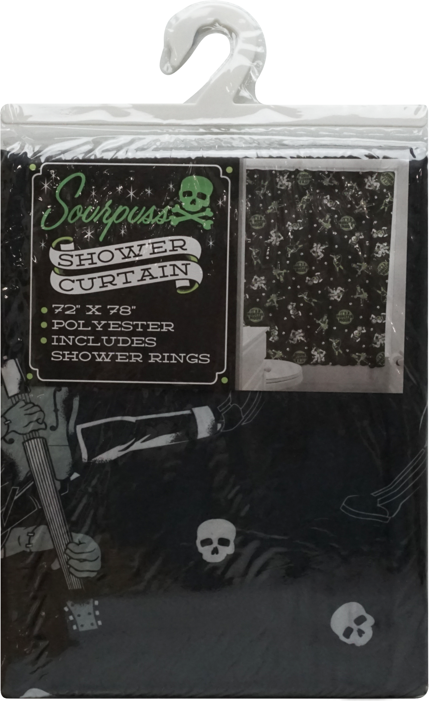 Monster Mosh Shower Curtain