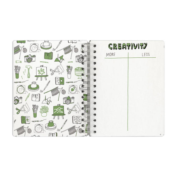 More/Less Julia Rothman Guided Journal