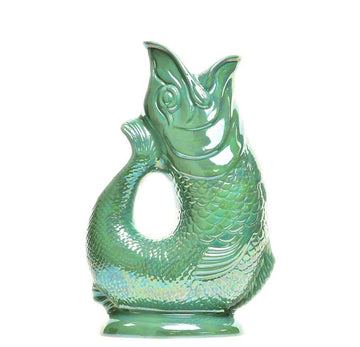 Sea Green Lustre XL Gluggle Jug
