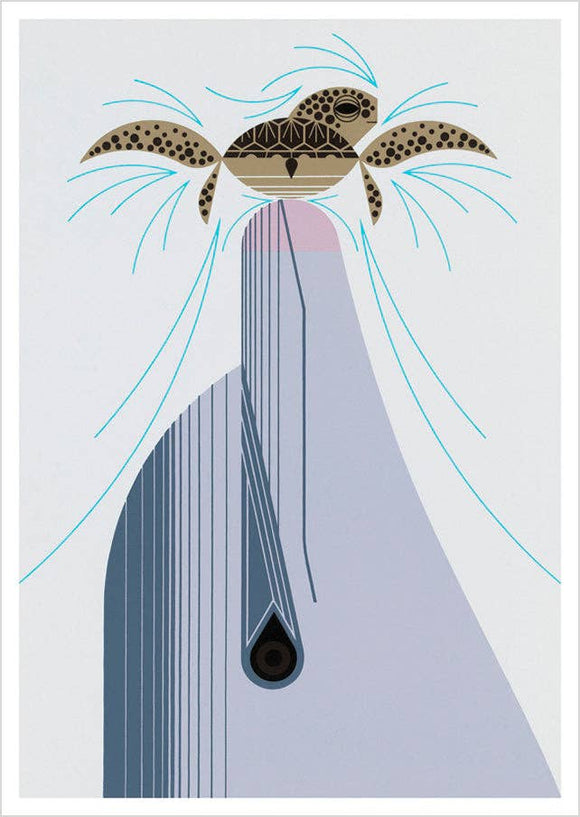Dolfun Charley Harper Postcard