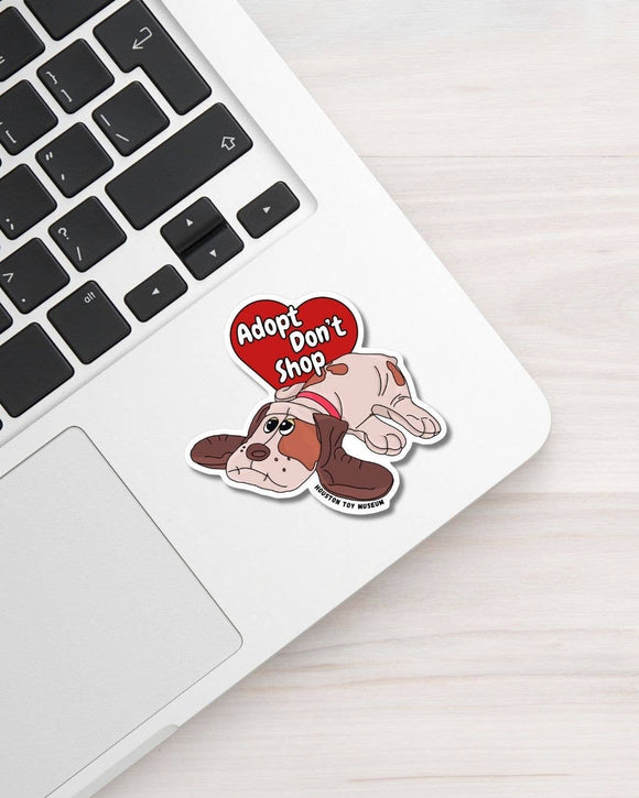 Adopt Don't Shop Pound Puppies Sticker