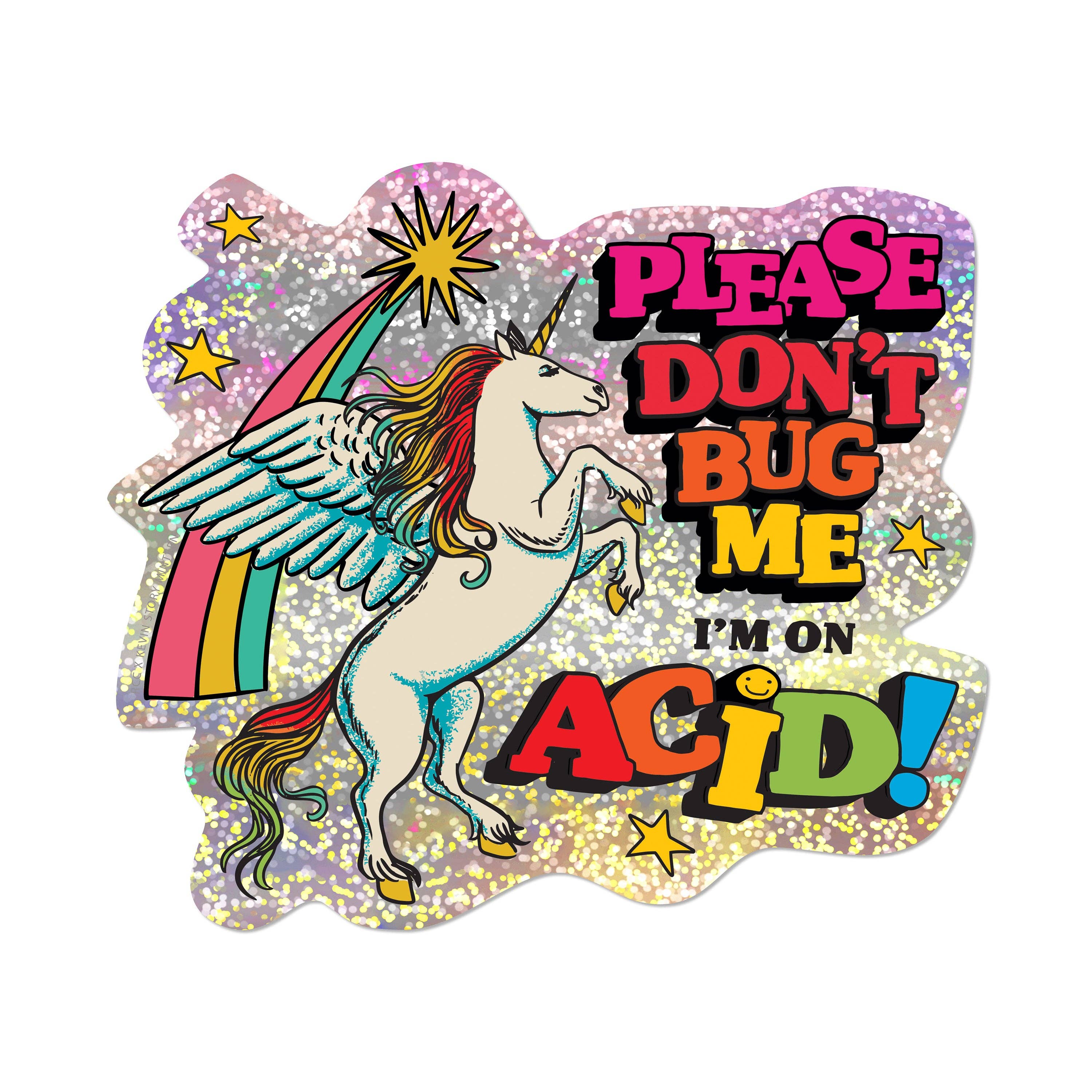 I'm on Acid Sticker