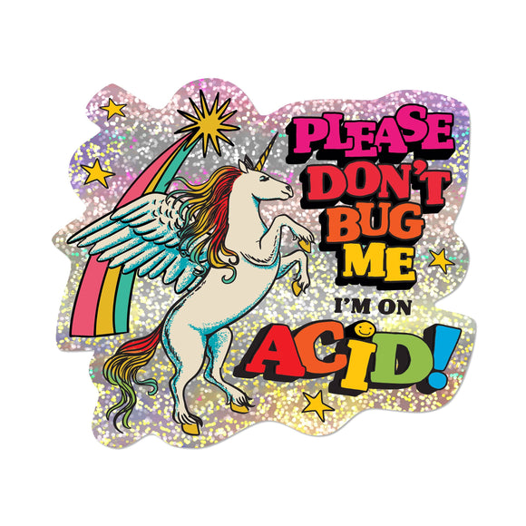 I'm on Acid Sticker