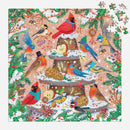 Festive Feathers 500 Piece Foil Puzzle-4