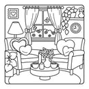 Heartwarming Love Coloring Book-3