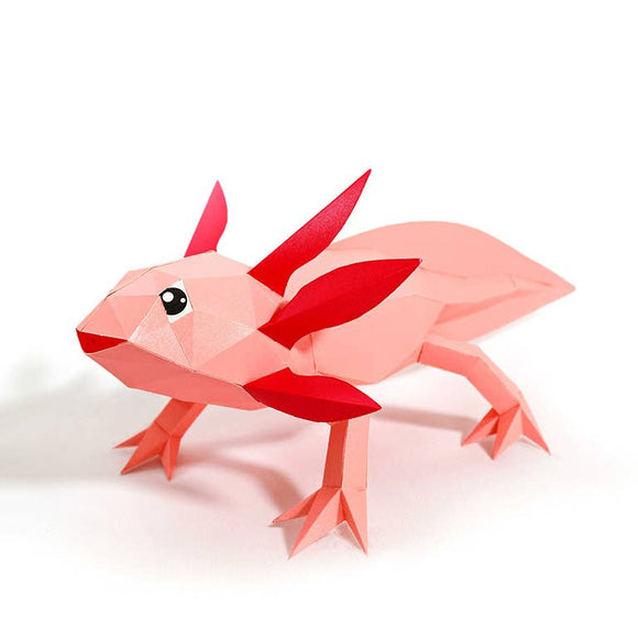 Axolotl PaperCraft Art Kit