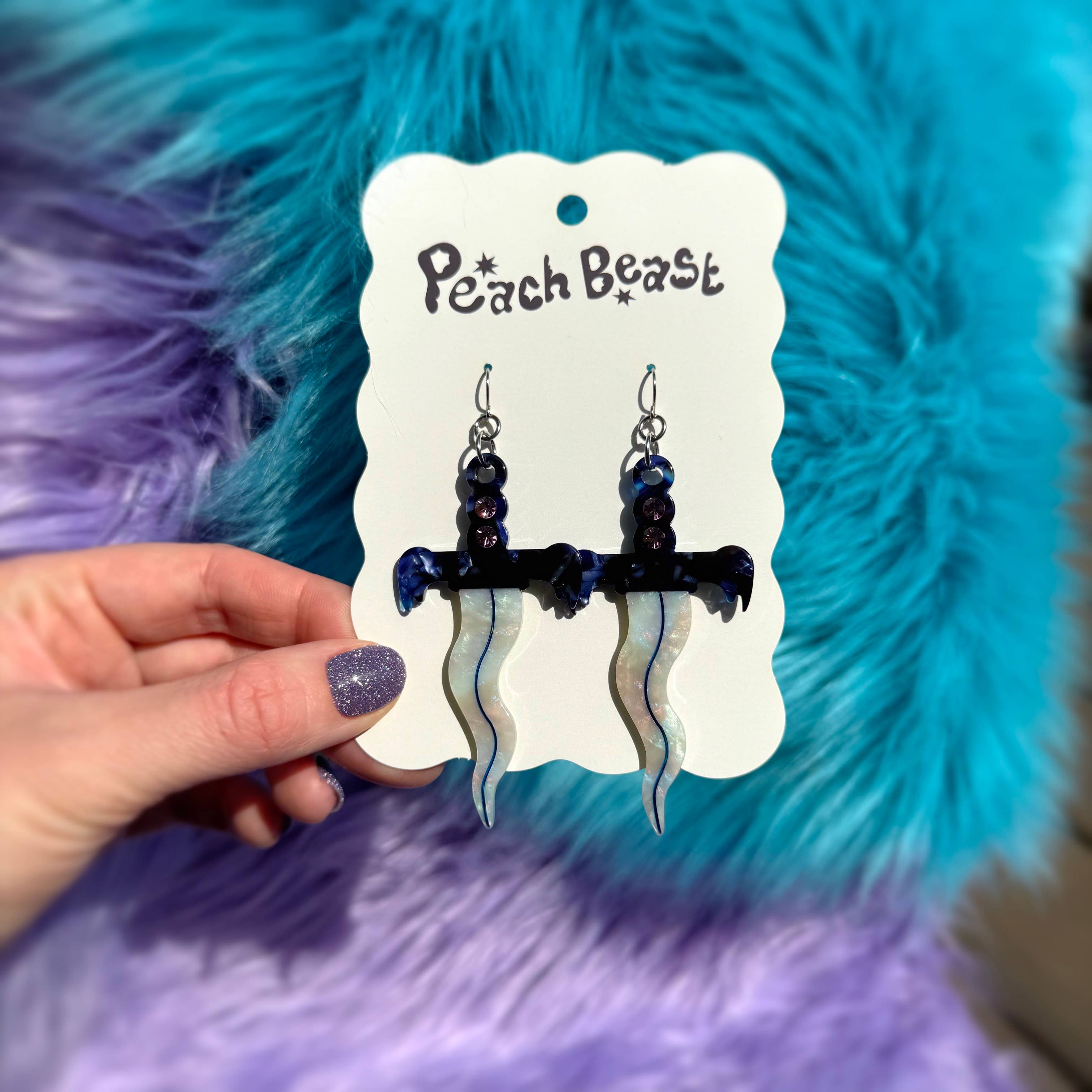 Dagger Statement Earrings - 0