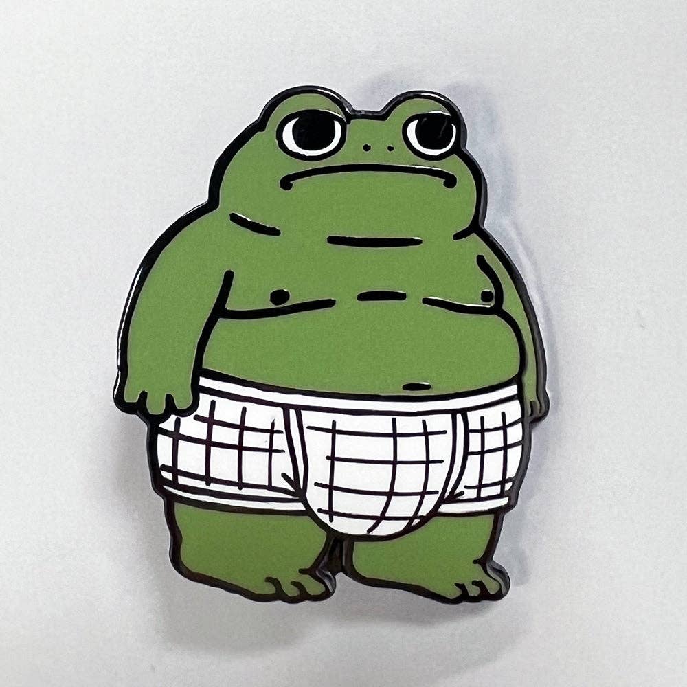 Undies Frog Pin