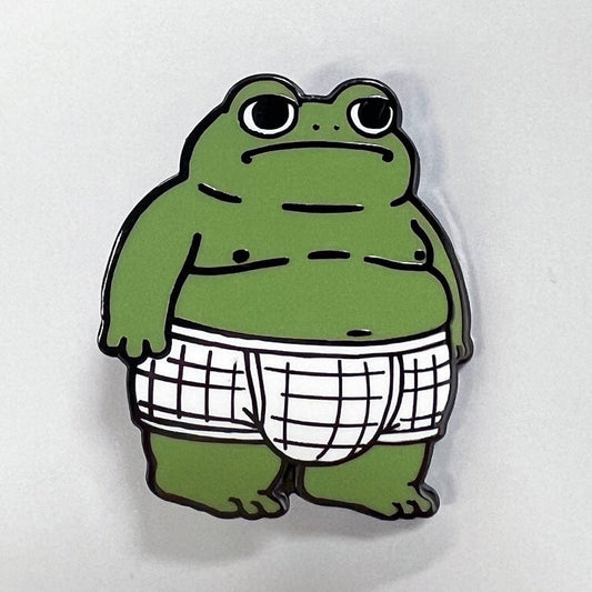 Undies Frog Pin