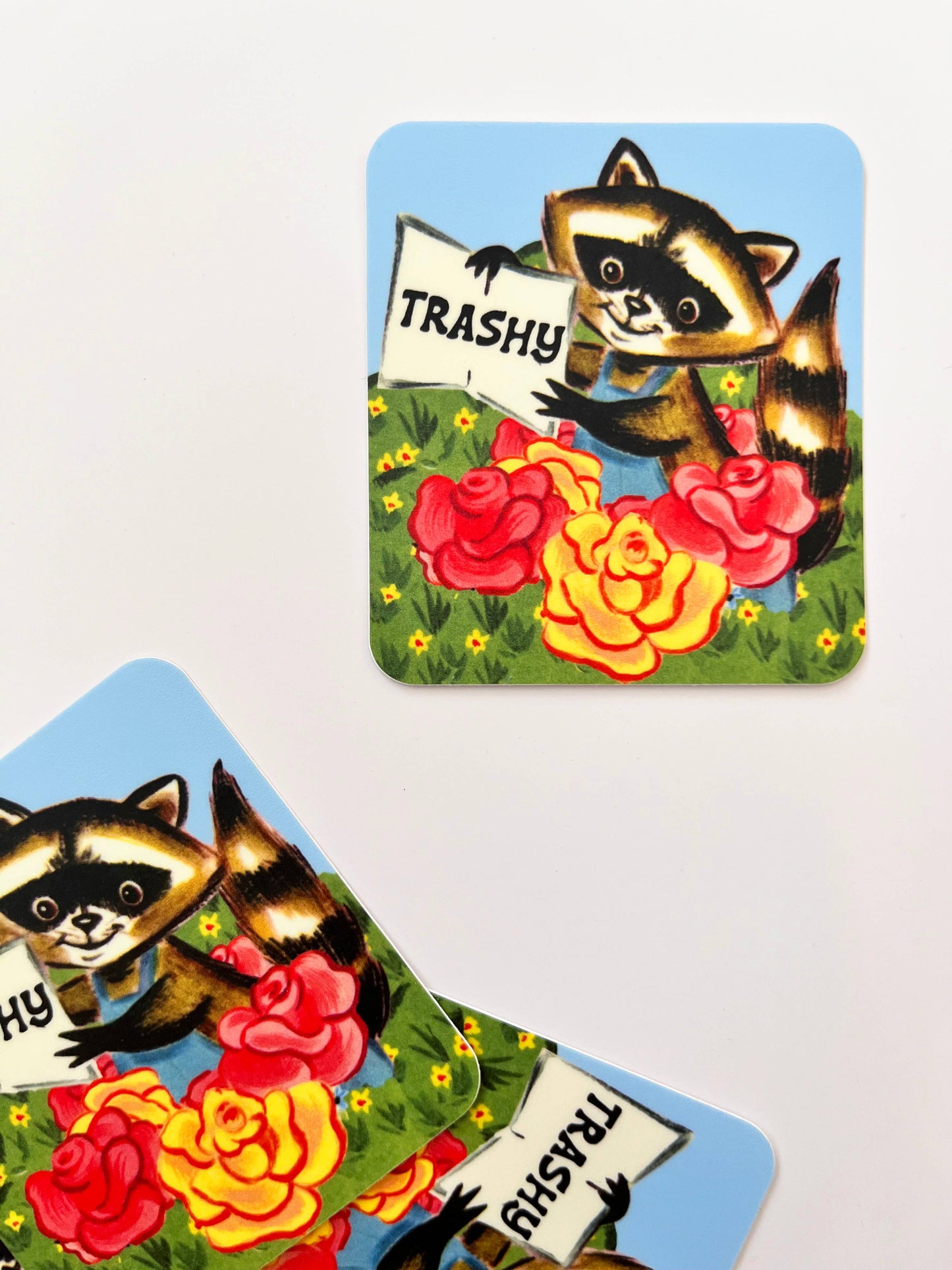 Trashy Raccoon Sticker