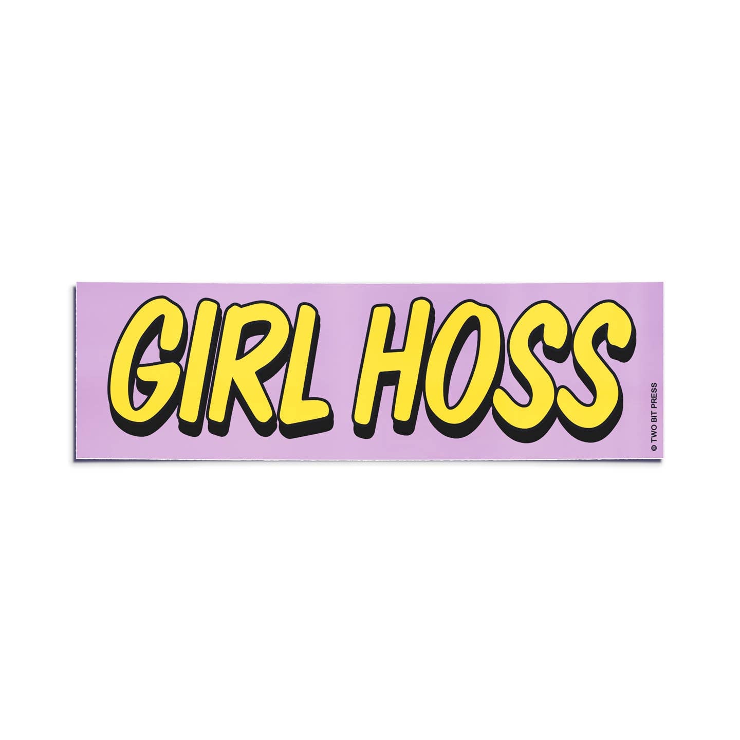 GIRL HOSS Bumper Sticker | Agora Makers Market