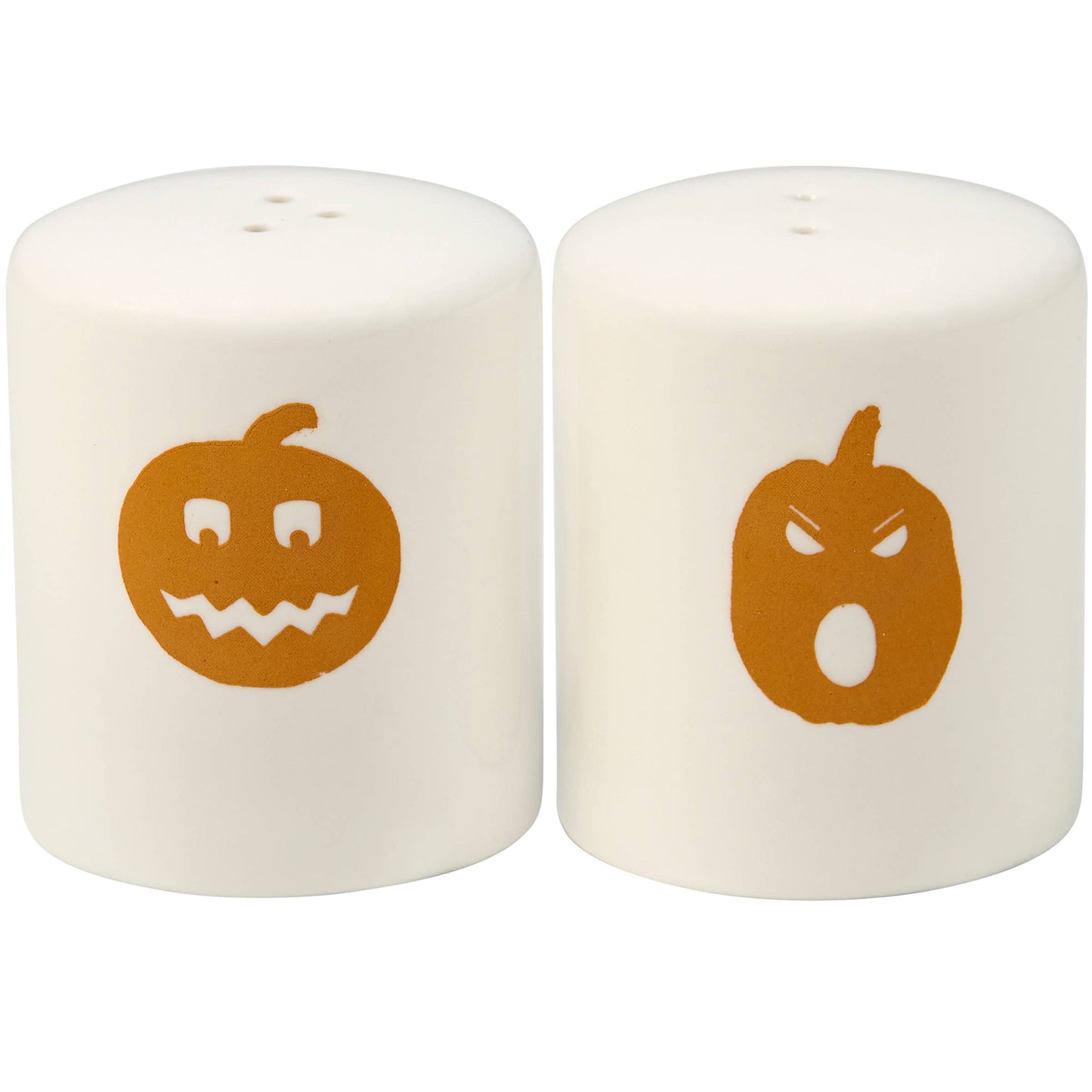 Jack O'Lantern Salt + Pepper Shaker Set