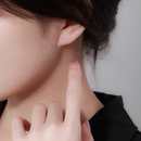 Tiny Leaf Stud Earrings-2