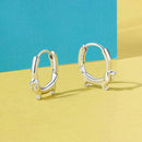 Dachshund Dog Hoop Earrings-4