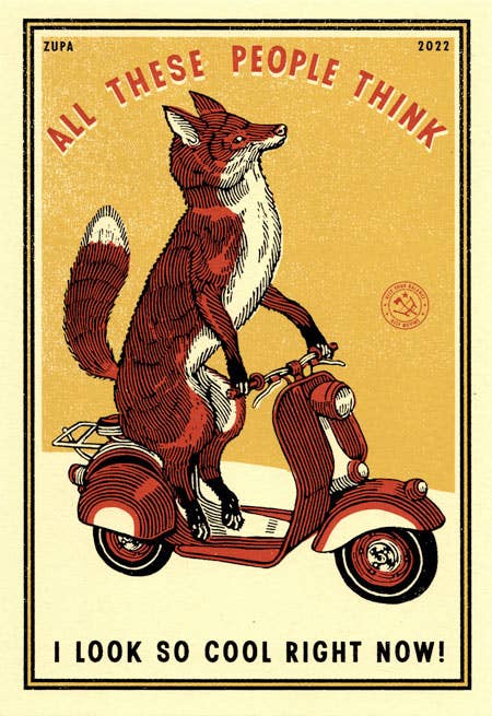 So Cool Fox Print