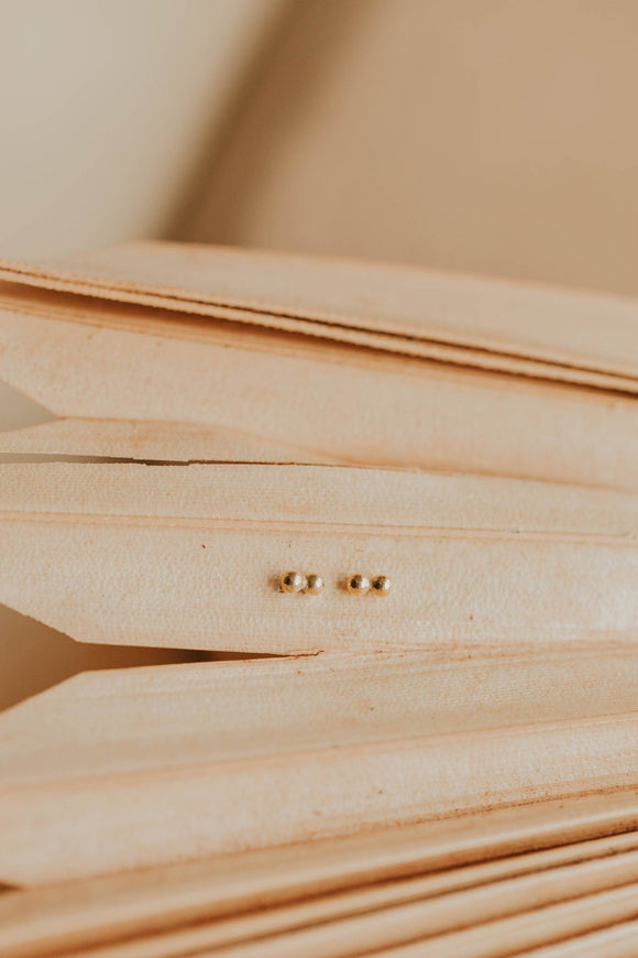 Hello Adorn: Double Dot Studs