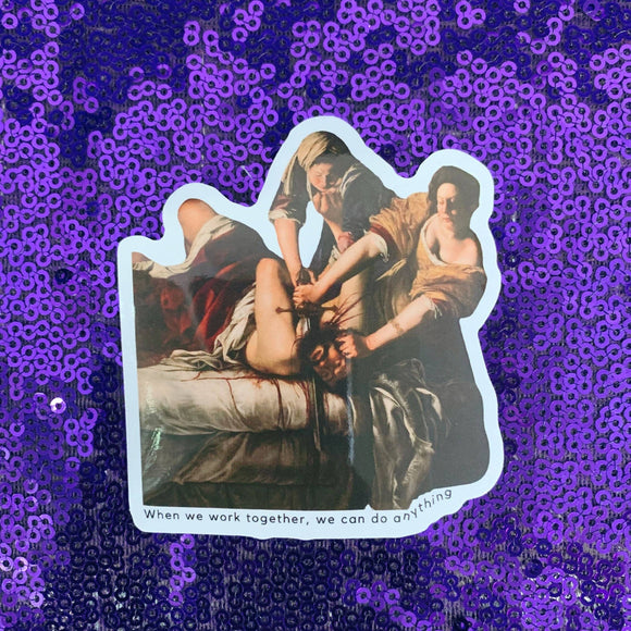 Judith Slaying Holofernes Sticker