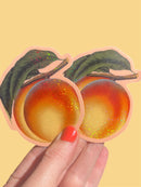 Peach Glitter Sticker-6